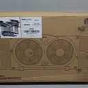 shinic 2026 9 Inch Twin Window Fan Quiet, Reversible Airflow, 3 Speeds, Adjustable Width 23.5"-37", ETL Certified for Bathroom/Kitchen