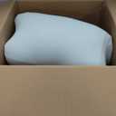 Wedge Pillow for Couples Intimacy, Spine & Hip Alignment Cushion, Memory Foam Lift Pillow for Adult Bed, Lounge & Relaxation, Comfort Support for Back, Waist & Posture (Blue)