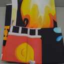 Lofaris 7ftx5ft Firetruck Happy 3rd Birthday Backdrop Sound Your Alarm and Grab Your Gear Background Photography Firefighter Birthday Party Decorations for Cute Kids Banner Photo Booth Studio