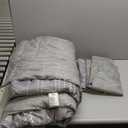 WONGS BEDDING 7 Pieces Grey Boho Comforter Set King Size,Dark Grey Texture Geometric Bed in a Bag Comforter Reversible Soft Microfiber Bedding Set with Pillowcases & Shams,Flat Sheet,Fitted Sheet