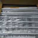 Clear Acrylic Extra Wide Baby Gate and Dog Gate, 57.5-65.7 in Wide