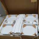 Humble Crew Kids Wooden Table and 4 Chairs Set, White - Kids Table and Chair Set for Toddlers and Children for Arts, Crafts, and Snack Time - Sturdy, Durable Toddler Activity Table