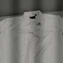 J.VER Men's Dress Shirts Solid Long Sleeve Stretch Wrinkle-Free Formal Shirt Business Casual Button Down Shirts (White), M