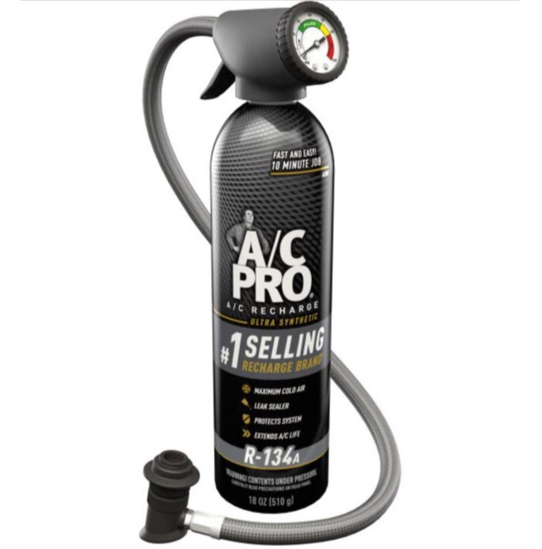 A/C Pro Ultra Synthetic R-134a Car AC Refrigerant Kit ACP001, 18 oz​,2 Packs