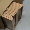 Memory Island 8.5x11 Photo Frames for Wall and Tabletop Display, 8.5 by 11 Natural Wood Grain Picture Frames with HD Plexiglass, Set of 15