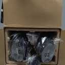 Stereo 2.0 Speakers for PC or Laptop, 3.5mm Aux input, USB-Powered, 1 Pair, Black