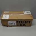 monTEK Heavy-Duty Single Monitor Wall Mount for 17-57 Ultrawide Screens up to 59.4lbs, Premium Aluminum Wall Mount Monitor Arm with Full Motion Adjustment, Pneumatic Lift, Max VESA 100x100 (Black)