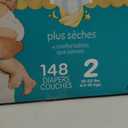 Pampers Swaddlers Diapers, Size 2 (10-22 lbs), 148 Count, Absorbent, Keeps Baby Dry and Comfortable, Skin Safe Disposable Baby Diaper
