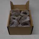 Amzcku vintage Clear Drinking Jar 16 OZ Drinking Jars with Comfortable Handle for Party Beverages 6 pcs