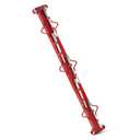 4ft Woven Wire Fence Stretcher Bar Chain Link Fabric Fence Stretcher with 5 Wedges Steel Woven Wire Stretcher