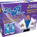 MyPillow Bedding Bed Pillows for Sleeping Standard Size, Set of 2, Back, Stomach or Side Sleepers - My Pillow Classic Pillow (Standard, Medium)