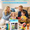 Fully Assembled Mini 3D Printer for Kids & Beginners with WiFi- Complete Starter Kit with Auto Leveling 3D Printer, 1 Roll of Filament, and SD Card, High-Speed, Fully Open Source, for Home & School