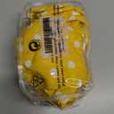 Century Star Toddler High Waisted Bikini 2025 Baby Girl Swimsuit Cute Ruffle Swimwear Tie Shoulder Infant Bathing Suit (6-7 Years, Yellow With White Spots)