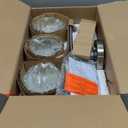 Kvhiiw Crystal Bathroom Light Fixtures,Bathroom Lighting Fixtures Over Mirror, Modern 3Light Brushed Nickel Vanity Lights for Mirror, Restroom,Kitchen(Ceramic E26 Socket,Bulbs Not Include). Brushed Nickel