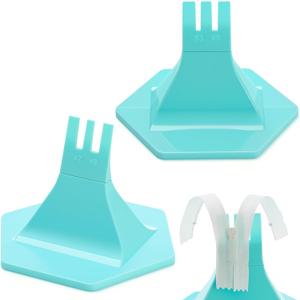 Leinuosen 2 Pcs Zipper Jig Tool for Zipper Pulls 4 Size #3#5#7#8 Handy Zip Fastener Jig Installing Tool Zip Sliders for Pants Dresses Jackets (Blue)