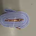 Unique style paws Durabel Dog Leash Matching Collar 6 Colors and 3 Size Soft and Comfy Handle for Dogs and Cats (Blue Stripe)