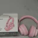 Picun B8 Headphones Wireless Bluetooth, 120H Bluetooth Headphone Over Ear with 3EQ Music Modes, Hands-Free Calls, Deep Bass Headphones for Travel Home Office Cellphone PC (Pink)