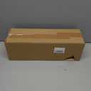 Small Christmas Tree with Red Berries Balls in Brown Pot, 17.7 inch Snow Frosted Artificial Mini Christmas Tree, Flocked Christmas Artificial Pine Tree in Tin Planter Christmas Decor