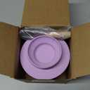 Silicone Butter Crock with Lid, French Butter Dish for Fresh Spreadable Butter, Butter Keeper to Leave On Counter, Butter Container Holder with Water Line for Kitchen and Home Decor-6oz/Purple