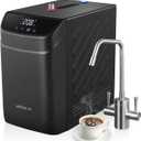 Instant Hot Water Dispenser, 3.4-Quart Stainless Steel Tank with Hot & Cold Under-Sink Faucet, Precise 113208 Temp & WiFi Smart Control, Energy-Efficient for Home & Office, B32CU-FHCA