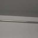Amazon Basics No Drilling Spring Tension Curtain Rod, Adjustable Length 54-90" Width, Classic Finial, Nickel