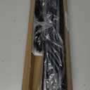 Curtain Rods for Windows 48 to 84-92 inch, 5/8" Matte Black Curtain Rod, Stainless Steel Small Curtain Rods for Bedroom, Living Room,Kitchen,Farmhouse, Outdoor Curtain rod Black