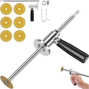 7-Inch PVC Pipe Cutter Tool for Drill-Internal/Inside Pipe Cutting with Diamond Wheel,Hex Shank&Adjustable Depth Handle-Fast,Clean Cuts for Plumbing,Irrigation,DIY Projects