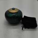 Sparkling Atlantis Cremation Urn for Ashes Adult Male - Beautifully Handcrafted Decorative Urns & Personalized Cremation Urns for Human Ashes Adult Man (Medium, Atlantis Green / Blue)