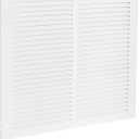 EZ-FLO 14 x 14 Inch (Duct Opening) Return Air Vent Cover for Wall or Ceiling, Solid Steel Return Air Grille, HVAC Vent Cover, White, 61640, 15.8"L x 14"W