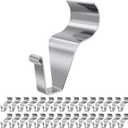 Vinyl Siding Hooks, (30 Pack) Heavy Duty Vinyl Siding Hangers Clips, No Drill No Hole House Hook for Hanging Outdoor Lights Wreath Decor on Patio Porch