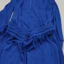 BTFBM Women's 2 Piece Tracksuit Fall Outfits 2025 Long Sleeve Half Zip Sweatshirt Sweatpants Lounge Set Sweatsuits (Medium, Solid Royal Blue)