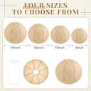 Hortsun 6 Pcs Print Burlap Paper Lanterns Classroom Decor,16 Inch