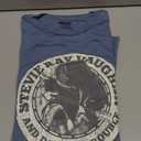 American Classics Stevie Ray Vaughan Guitarist and Double Trouble Stevie Playing Guitar Adult Tee (XX-Large, Blue)