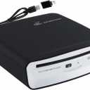 USB External Car Universal CD Player USB Connection Portable CD Player for Car Android Navigation/TV/MacBook pro/Laptops Desktops with Plug and Play