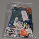 Hippie Costume for Men Women 60s and 70s colorful T-shirt sunglasses headband Peace necklace 4-piece theme party (Large)