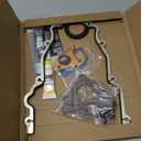 TCS45993 Timing Cover Gasket Seal Set Compatible with GM Chevy Silverado Suburban Tahoe Cadillac Escalade GMC Sierra Yukon Buick 4.8L 5.3L 5.7L 6.0L 6.2L Gen III IV V Engine LS LS1 LS2 LS3 LS6 LQ9 LQ4