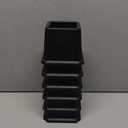 Bed Risers 3 Inch Heavy Duty Bed Elevators, Set of 6 Lifts Up 3,000 lbs Furniture Riser for Sofa and Table, Black