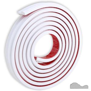 Peel and Stick Chair Rail Molding, Self-Adhesive Wall Trim for Home Decoration & Wall Protection, 3m x 3cm (White)