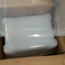 IRIS USA 54 Qt Stackable Plastic Storage Bins with Lids, 6 Pack - BPA-Free, Made in USA - See-Through Organizing Solution, Latches, Durable Nestable Containers, Secure Pull Handle - Clear