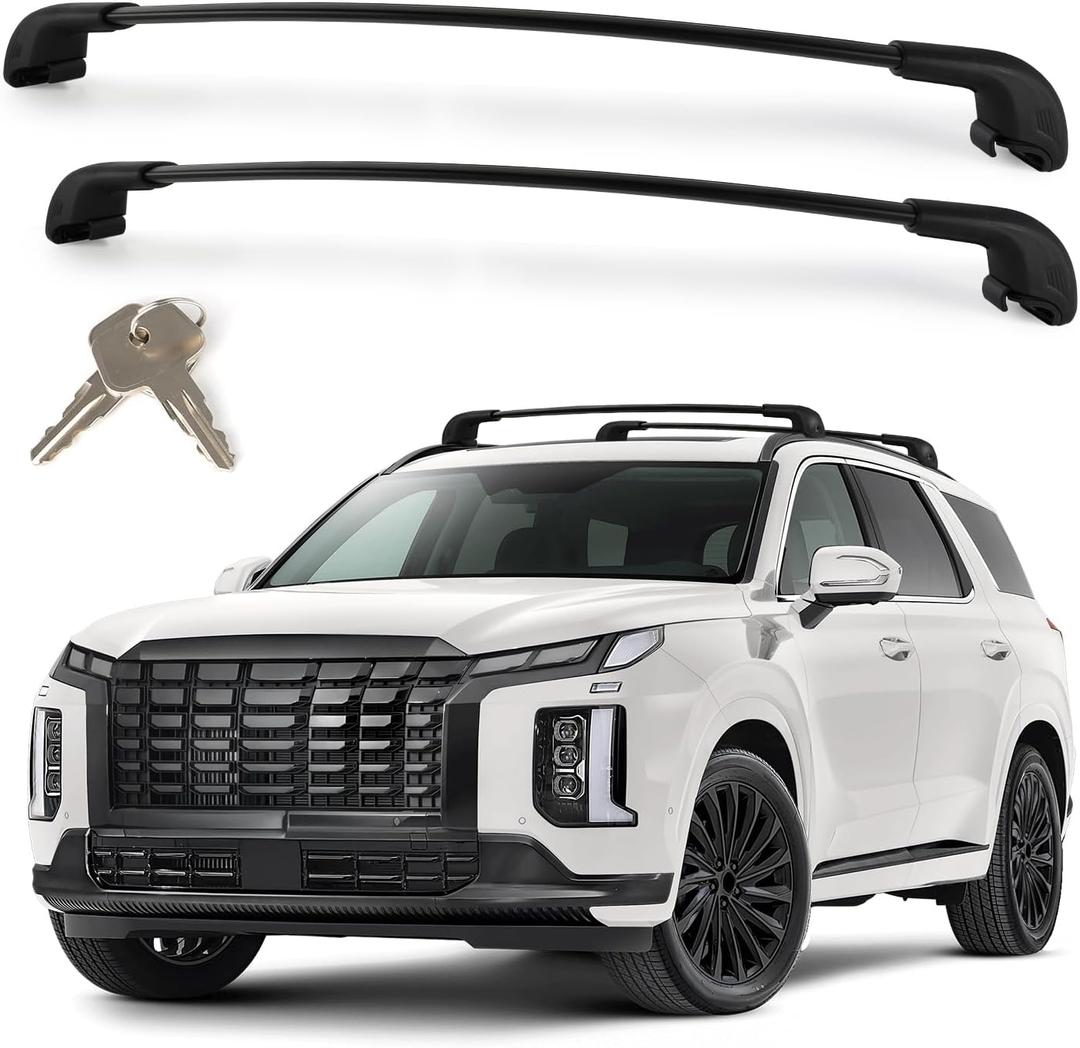 330LBS T-Slot Roof Rack Cross Bars Compatible with Hyundai Palisade SE SEL