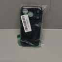 Large Window for iPhone 17 Pro Case,Luxury PU Leather & Hard PC,Heat Dissipation Breathable Bumper,Auto Focus Camera Lens Military Drop Protection Shockproof Cover,Black