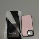 Compatible with iPhone 15/14/13 Wallet Cute Case for Card Holder Leather Slot Shockproof Soft Cover Case for Women Grils (Pink Stripes Lines Girly, iPhone 13/14/15 6.1 inch)