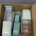 Kenond 35oz Hanging Automatic Pet Food Water Dispenser, Auto Gravity Pet Feeder and Waterer Set, Cage Cat Food Bowl Dog Feeding Station for Puppy and Kitten Rabbit Chinchilla Hedgehog Ferret (Green)