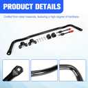 55398938AC Front Suspension Stabilizer Bar with K80894 Sway Bar End Links, Fit for 2009-2018 Dodge Ram 1500 2019-2022 Ram 1500 Classic 4WD, W/Bushings&Retainers&Screws Replace 55398938AB