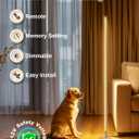 TACAHE Minimalist Corner Floor Lamp - 2700K-6500K Dimmable LED Night Light - Modern Standing Mood Lamp with Remote Control for Living Room, Bedroom - 57" 12W - Gold - 1Pack