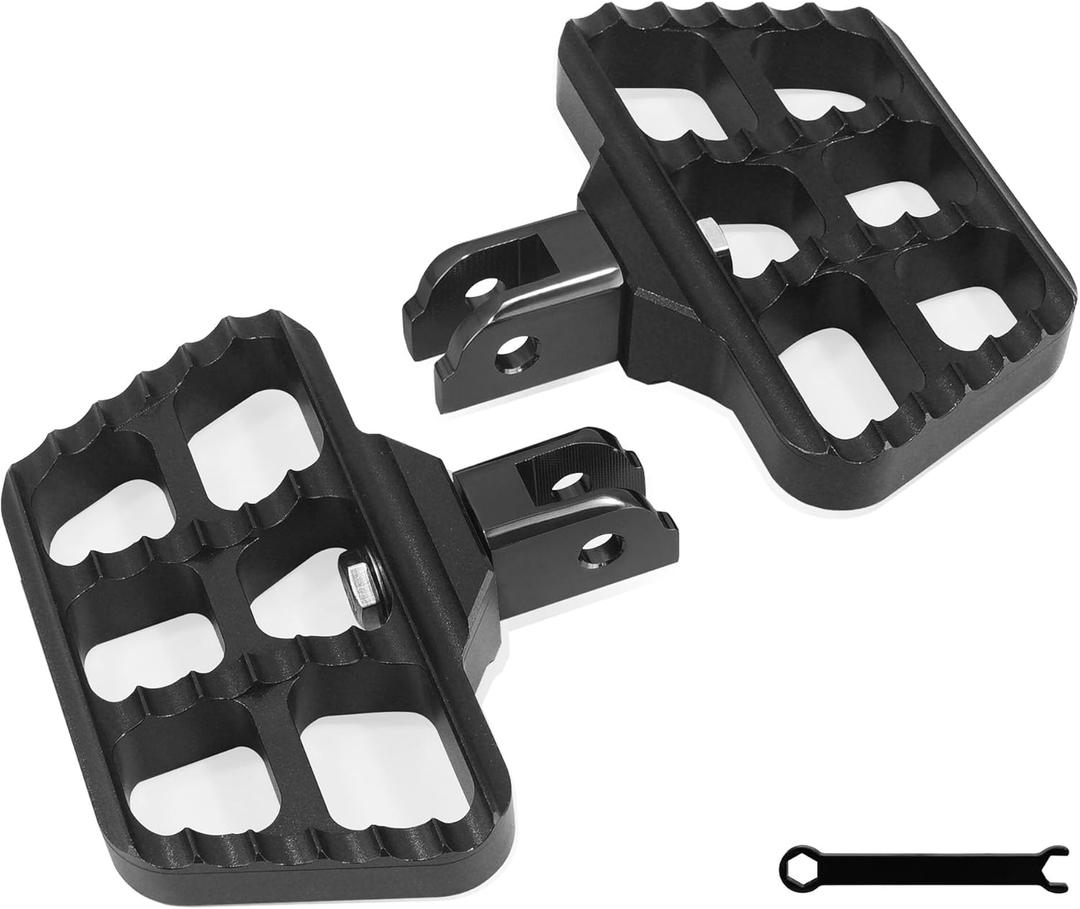 Rider Foot Pegs for Harley Softail 2018 Later Slim/Lower Rider/Street Bob/Fat Bob/Sport Glide with Board-To-Peg Conversion Kit P/N 50501640(For Rider)