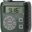 Sprinkler Timer, Programmable Irrigation Water Timer for Garden Hose, Solar/Battery Dual Power & Professional Leak-Proof Design, Rain Delay/Auto/Manual Watering System, Green