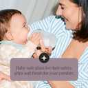 Tommee Tippee Silicone Coated Glass Baby Bottles for Feeding, 5 0z, Anti-Colic, 0+ Months, Slow Flow Breast-Like Nipple, Shatter-Proof Glass, BPA Free, Pack of 2
