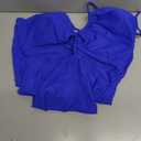 Women's One Piece Swimsuit Tummy Control Bathing Suit Sexy Flattering Cutout Criss Cross Swimwear (Blue, XXL)
