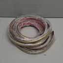 Peel and Stick Molding Trim Self Adhesive Flexible Wall Trim Crown Molding 3D Strip for Tile Wood Wall Panels Picture Mirror Frame Border Edge Corner Ceiling Wallpaper Decor (Black Gold, 200 inches)